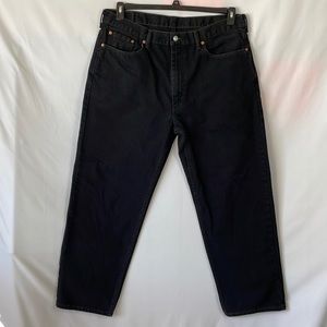 Levi's Black 550 Relaxed Fit Men's Jeans - Size 40 X 30